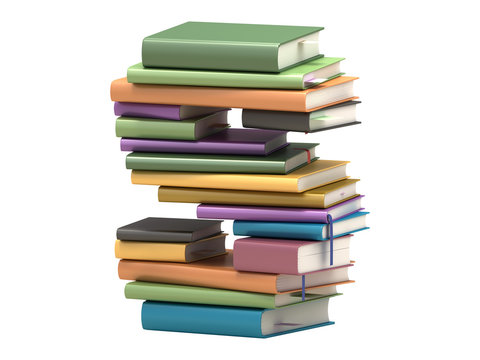 font design of the books
