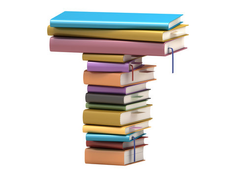 font design of the books
