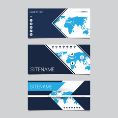 Poster - Web Design Elements - Header Design Set