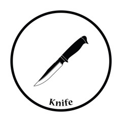 Wall Mural - Knife icon