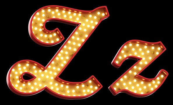 sign light font