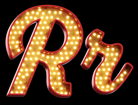 sign light font