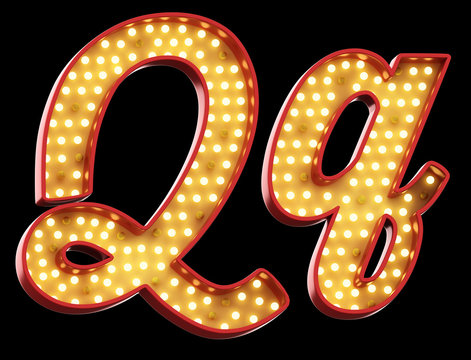 sign light font