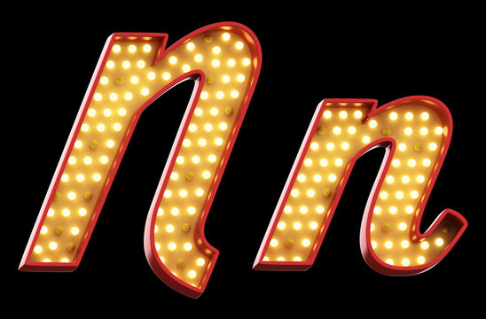 sign light font