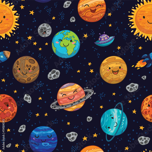wzor-dzieciecy-ze-sloncem-planetami-i-gwiazdami