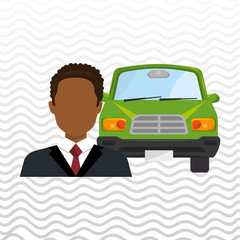 Wall Mural - car salesman design, vector illustration eps10 graphic 