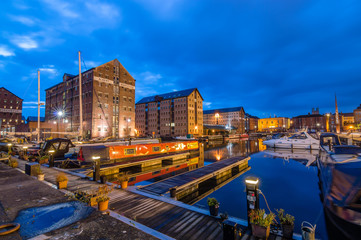 Wall Mural - Gloucester Docks at dusk