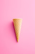 Sweet wafer cone.