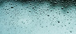 © Roxana - Rainy wet cold blue sky eco seasonal natural background with water drops