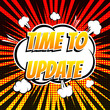 © skarin - Time to update comic book bubble text retro style