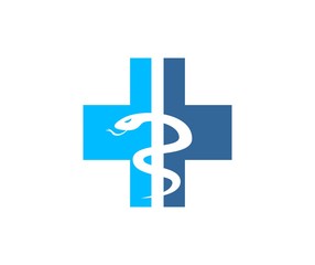 Sticker - Medical cross logo