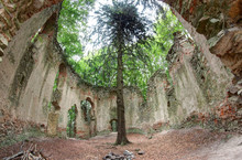 Ruins Of The Baroque Chapel Of Saint Mary Magdalene