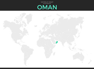  Sultanate of Oman Location Map