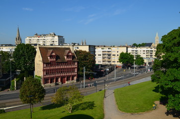 Wall Mural - Maison des Quatrans à Caen (Calvados-Normandie)