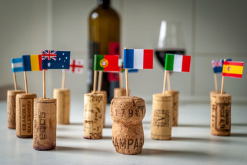 Wine from all over the world