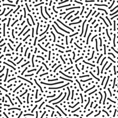 Wall Mural - Vector seamless abstract biologic memphis pattern