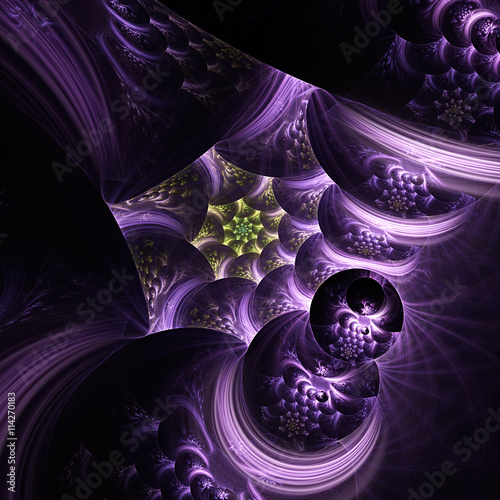 Black Hole Prism Time 3d Illustration Sacred Geometry