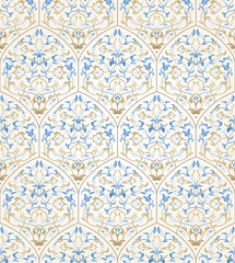 Sticker - Vector seamless pattern in Eastern style.