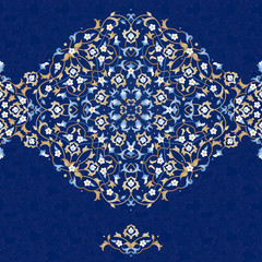 Wall Mural - Vector seamless border in Eastern style