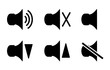 głośniki zestaw ikon