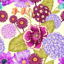 Floral Vintage Seamless Pattern