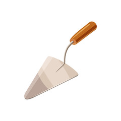Poster - Construction trowel icon, cartoon style