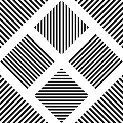 Poster - Striped square