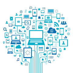 Wall Mural - informatique