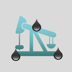 Sticker - oil industry design 