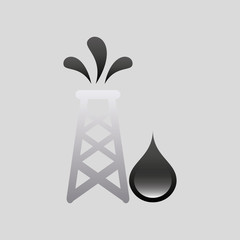 Sticker - oil industry design 