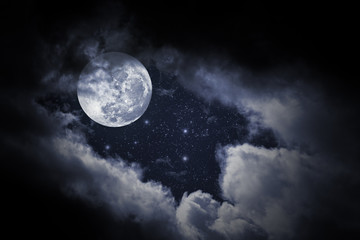 full moon night