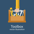 © hvostik16 - Repairman holding toolbox