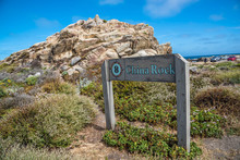 China Rock, 17 Mile Drive, California, USA  The 17 Mile Drive Is A Scenic Road Through Pacific Grove And Pebble Beach In Big Sur, Monterey, California, USA.
