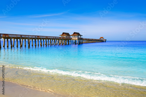 Fotografía Naples Pier and beach in florida USA