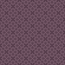 Seamless Purple Vintage Vector Wallpaper Pattern.