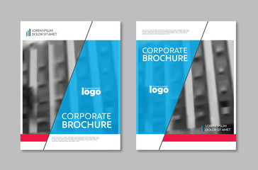 Wall Mural - vector brochure flyer design layout template in a4 size