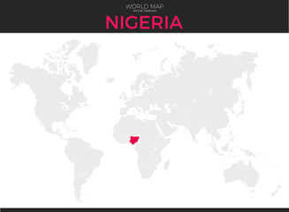  Federal Republic of Nigeria Location Map