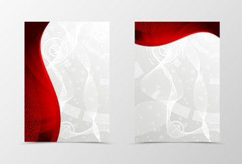 Poster - Flyer template wave design