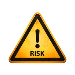 Poster - risk danger sign