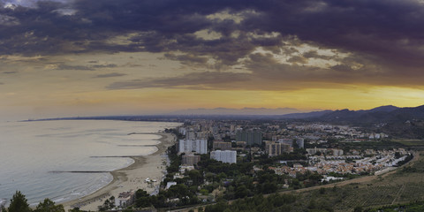 Benicassim (Castellon, Spain). [Panoramic with 2:1 ratio]