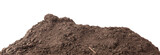 Fototapeta Do przedpokoju - the soil for planting isolated on white background