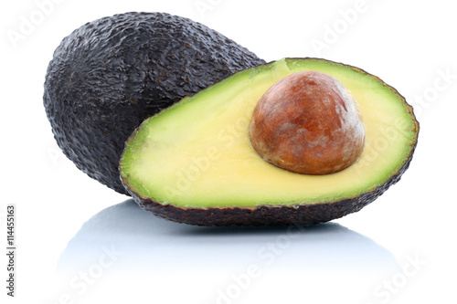 Fotografie, Obraz Avocado Avocados Frucht Früchte Obst Freisteller freigestellt i