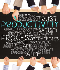 Wall Mural - PRODUCTIVITY concept words