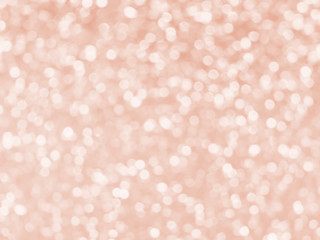 Wall Mural - rose gold glitter bokeh texture background