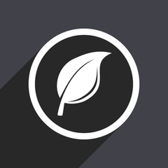 Poster - Flat design gray vector nature web icon