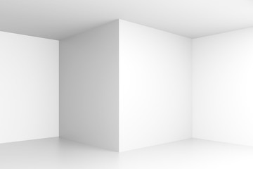 Poster - Empty white interior