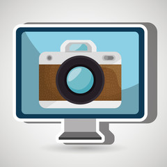 computer technology design, vector illustration eps10 graphic 