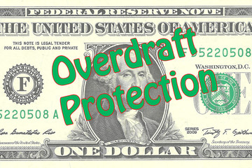 Overdraft Protection business concept