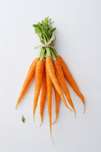 Bunch Of Fresh Organic Carrots