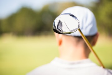Poster - Focus on foreground of golf club